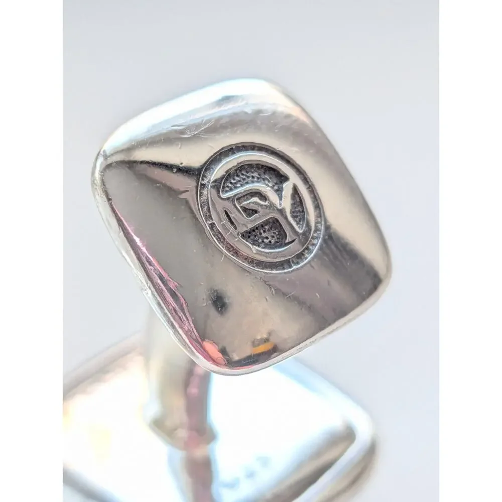 David Yurman Square Cable Cufflinks in 925 Sterling Silver